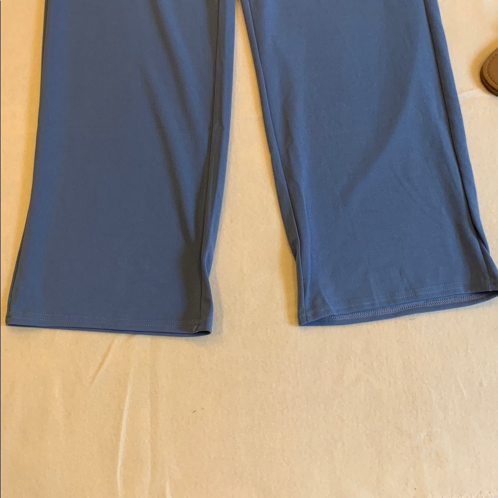 š¹LEMITE Blue Women's Wide-Leg Pants Set ⢠NWT - Picture 4 of 10